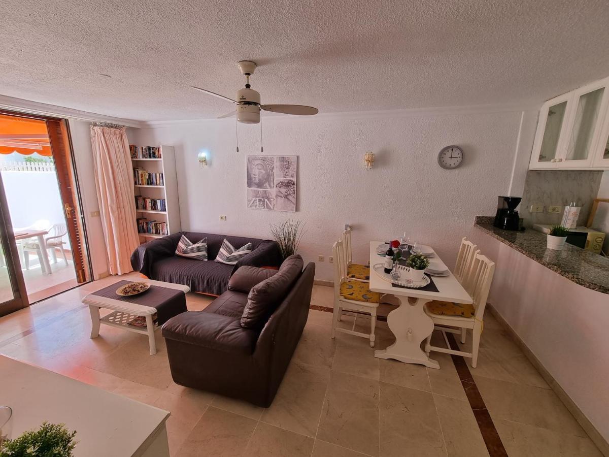 Casa Teide, Ground Floor Apartment Parque Santiago 1, Heated Pool, 100 M To Sea And Beach, Wifi プラヤ・デ・ラス・アメリカス エクステリア 写真