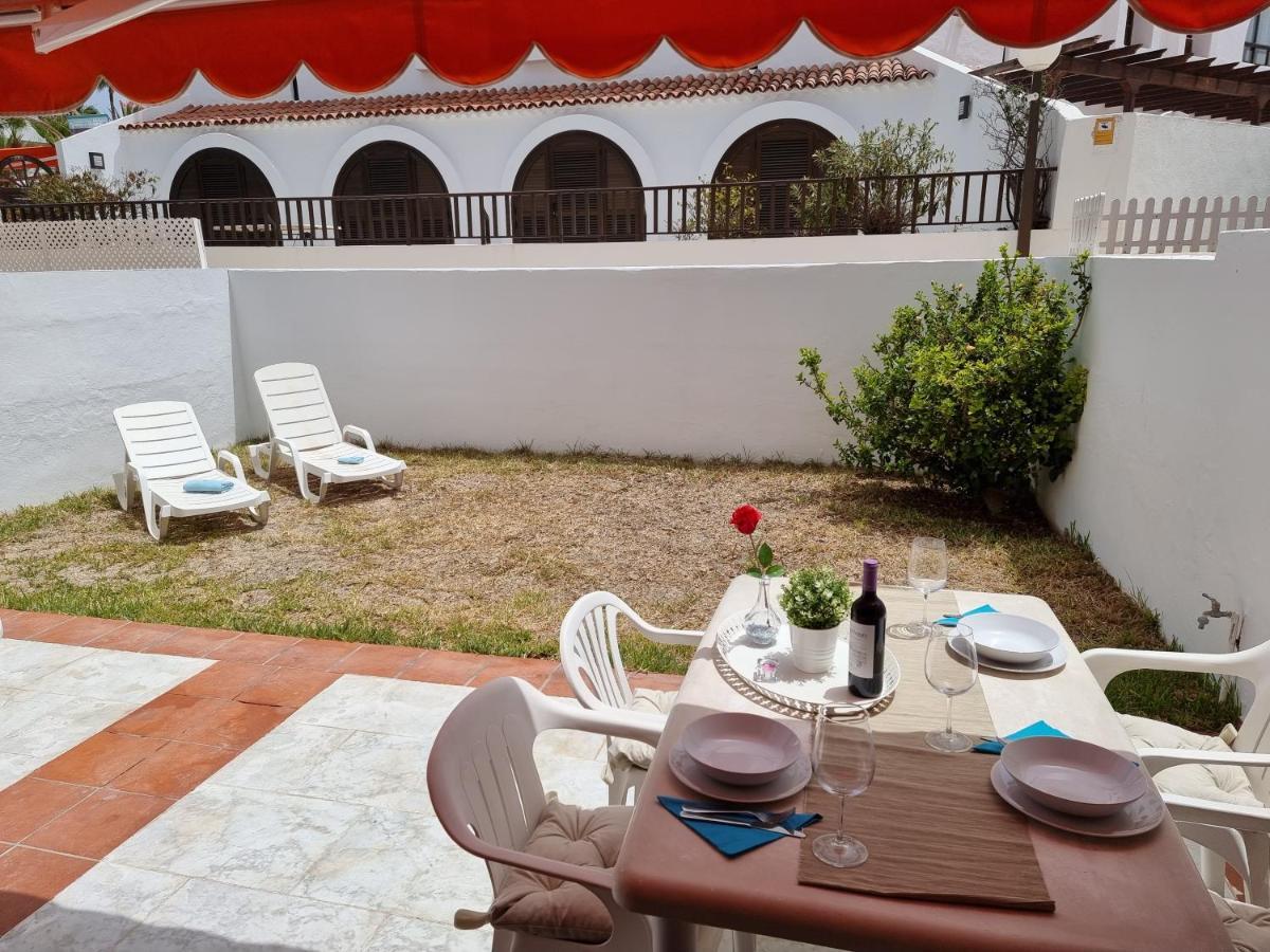 Casa Teide, Ground Floor Apartment Parque Santiago 1, Heated Pool, 100 M To Sea And Beach, Wifi プラヤ・デ・ラス・アメリカス エクステリア 写真